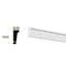 Ekena Millwork WM197 - 1 5/8"H x 5/8"P x 96"L Drip Cap Moulding, PVC WM197X96SWPV - alternate 4